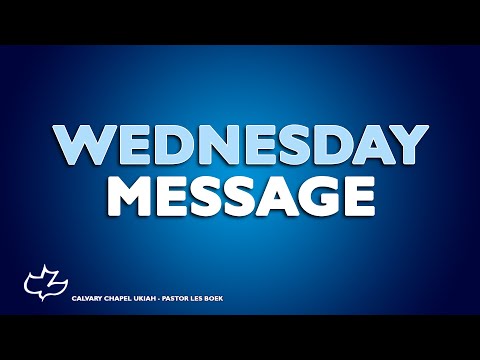 Jeremiah 37, 38:1-2   -   Pastor Les Boek   -   Wednesday 2/23/22