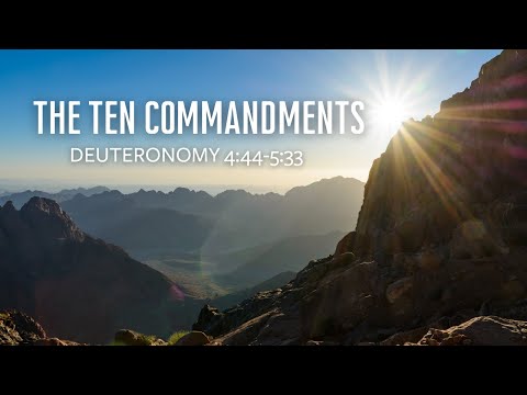 Deuteronomy 4:44-5:33 | Sermon | 11/7/21