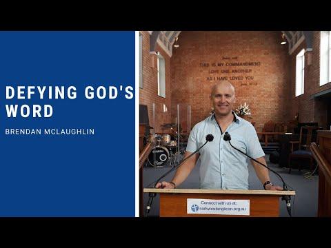 Jeremiah 36:1-26 Sermon - Brendan McLaughlin - Defying God's Word