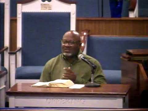 Pastor Gaylon K. Wright teaching Bible Study from Hebrews 2: 1-4