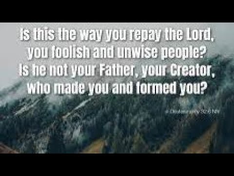 How You Gonna Do God Like THAT? - Deuteronomy 32:3-6 By Bishop Russell M. Rillie