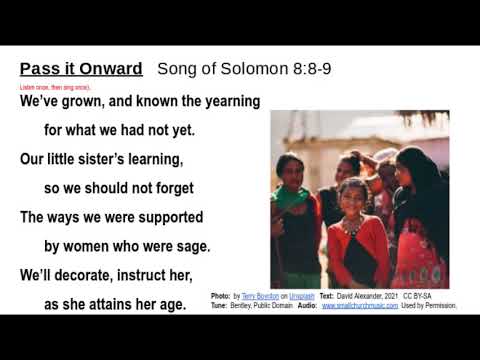 Song of Solomon 8:8-9