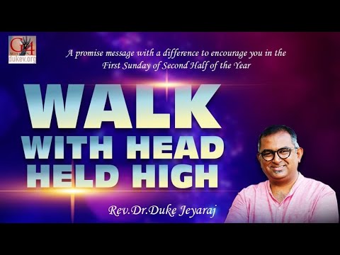 Walking With Head Held High!|Duke Jeyaraj|Leviticus 26:13 Promise|Bondage-Free!|Trump b4 Mt.Rushmore