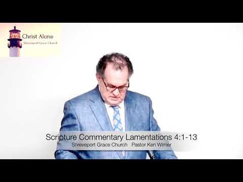 Scripture Commentary Lamentations 4:1-13