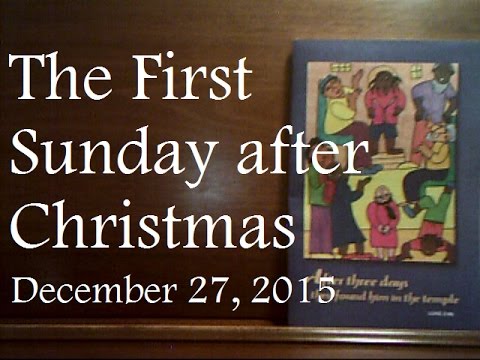 "After 3 days they found him in the temple"-Luke 2:46. First Sunday after Christmas - Dec 27 2015