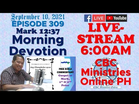 Morning Devotion 309 | Mark 12:37 | Word of God | CBC Ministries Online PH