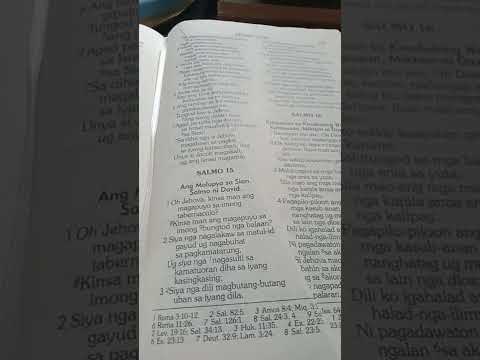 Psalm 15:1-3  Hiligaynon/Cebuano/Ilocano/Espanyol/English/Filipino September 28, 2022 0758 AM VC