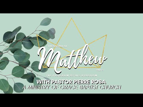 Sermon: The Frustration Of The King (Matthew 11:16-24)