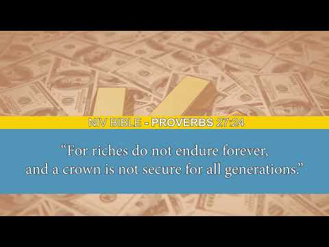 Daily Proverb - Proverbs 27:24