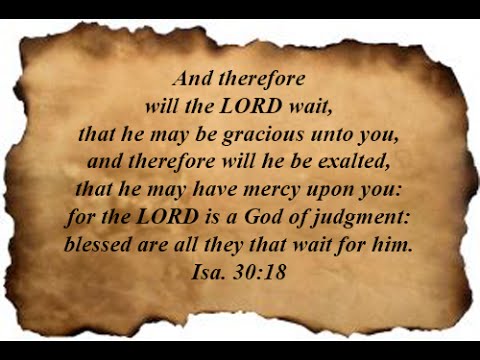 Isaiah 30:18