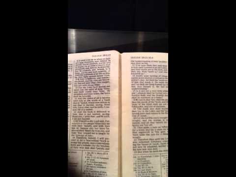 Isaiah 29:13-14 "A marvelous work and a wonder" Scripture Melody