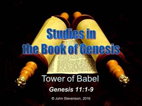 Genesis 11:1-9.  The Tower of Babel