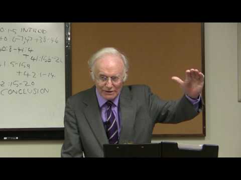 Dr. Leslie Allen, Ezekiel, Lecture 21, Part Seven; Visionary tour of the new temple (Ezk 40:1-42:20)