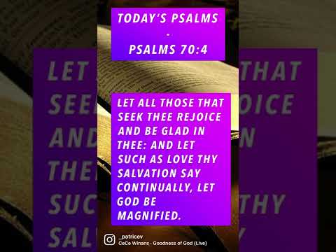 Bible verse of the Day - Psalms 70:4 #dailybibleverse #short