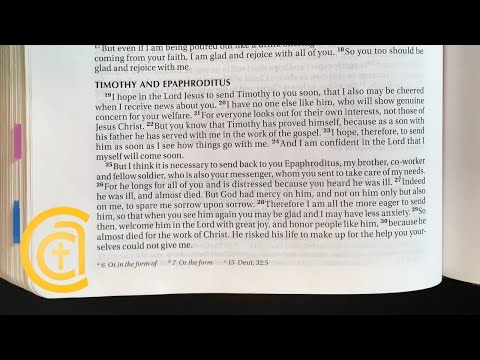 Sept 20 - "Epaphroditus" - Philippians 2:25-30