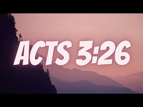 Bible Verse Of The Day | Scripture: Acts 3:26