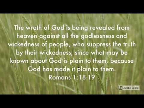 Romans 1:18-19