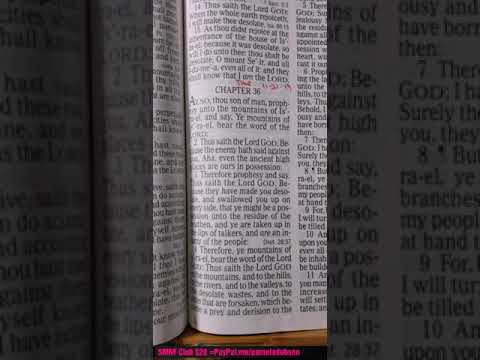 SMRF Club THUR. 21st. Nov. 2019 Ezekiel 35:7-15 & 36 & 37:1-27