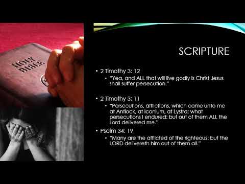 Don't Lose Faith In Jesus Christ 2 Timothy 3:12