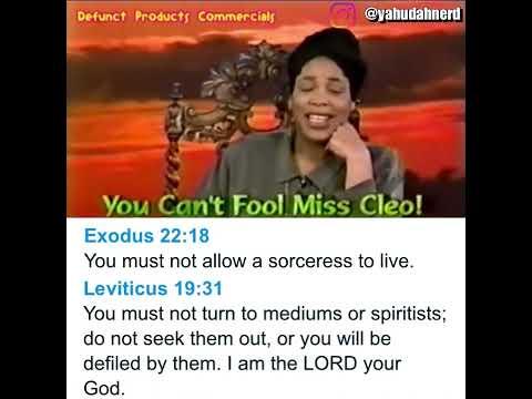 Exodus 22:18 in the case of Miss Cleo