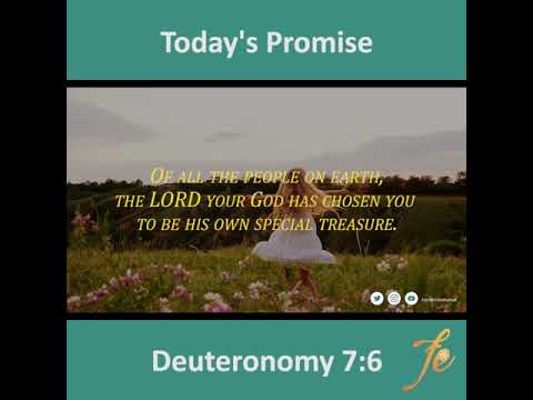 Today's Promise (Deuteronomy 7:6) English