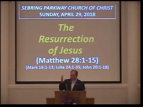 The Resurrection of Jesus (Matthew 28:1-15)