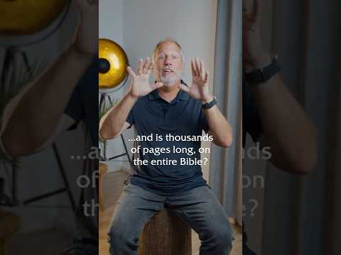 How did you write commentary on the ENTIRE Bible? | #christian #bible #jesussaves
