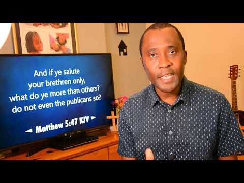 ◄ Matthew 5:47 ► And if ye salute your brethren only, what do ye more than others?