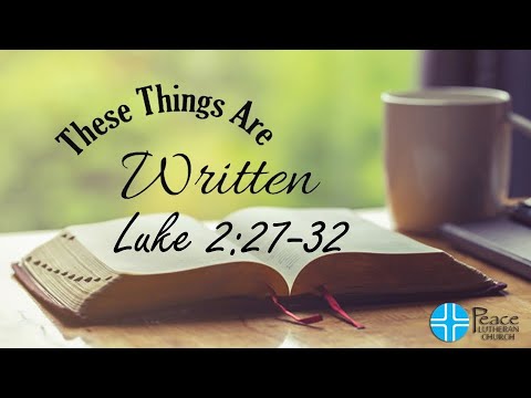 TTAW - Luke 2:27-32