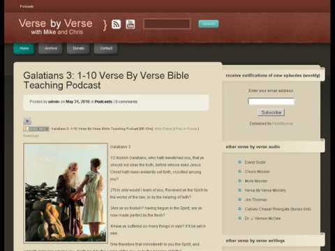 Galatians 3: 1-10 Verse By Verse Part 6