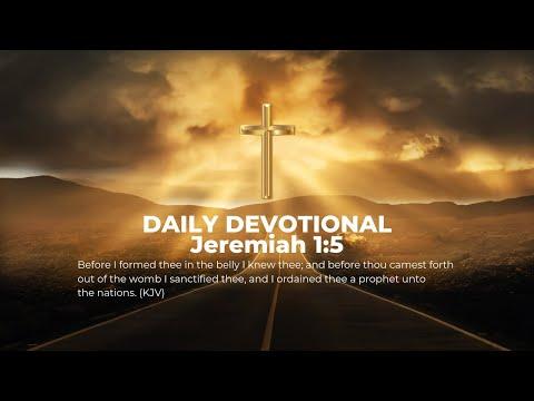 Daily Devotional - Jeremiah 1:5