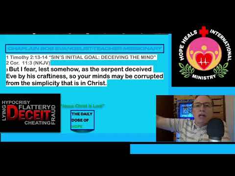 1 Timothy 2:13-14 “SIN’S INITIAL GOAL: DECEIVING THE MIND”