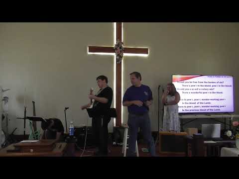 Sunday Worship "Judgments" 1 Cor. 4:3-5 , Music includes: "Nothing but the Blood of Jesus"