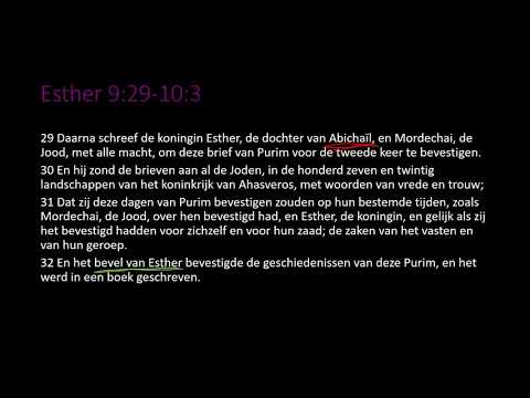 Woorden voor jou - Esther 9:29-10,3 - 6 lessen uit Esther voor nu