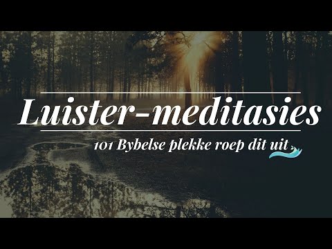 Luister-meditasies: 101 Bybelse plekke roep dit uit | Silo (1 Samuel 1:9-23)