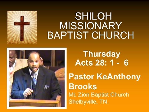 KeAnthony Brooks - Just Live Through It - Acts 28: 1 – 6