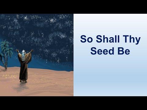 So Shall Thy Seed Be - Genesis 15:1-21