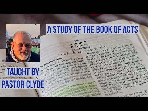 Acts 21:2-21:39, Rev.  Clyde Mawyer, Jr., Clifford Baptist Church 2-16-2021