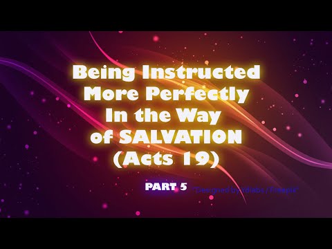 5. Make Sure you are Fully Instructed in the 'Way '