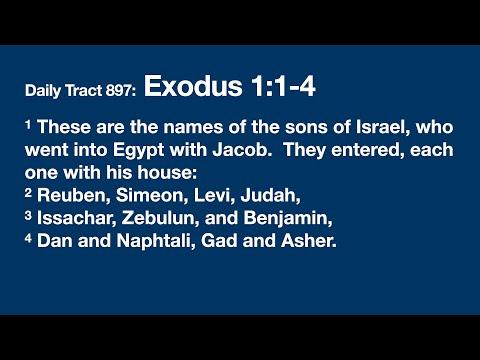 Dad’s Bible Tract 897 - Exodus 1:1-4