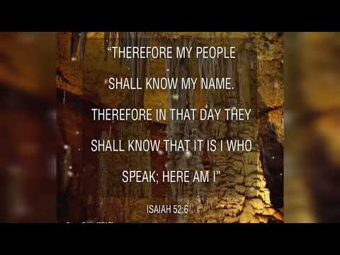 #DailyDevotion  - Isaiah 52: 6