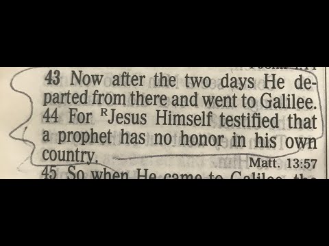 A TRUE MESSAGE .. JOHN 4:39-44 ...  MP4