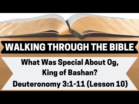 What Was Special About Og, King of Bashan? [Deuteronomy 3:1-11][Lesson 10][WTTB]