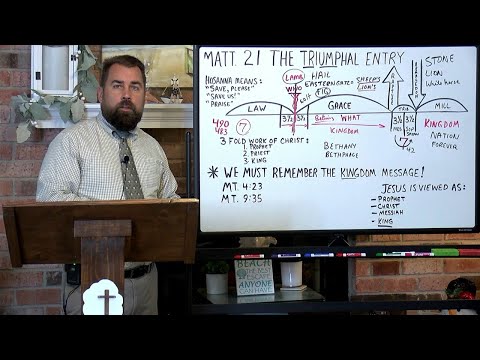 Matthew 21:1 to 46 The Triumphal Entry of Jesus Christ