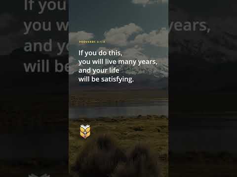 Bible Verses - Proverbs 3:1-4 (new living translation) #biblevision #bible