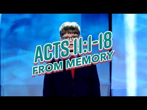 Acts 11:1-18 From Memory