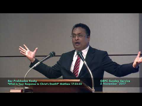 What is Your Response to Christ’s death (Matthew 17:22-23)?