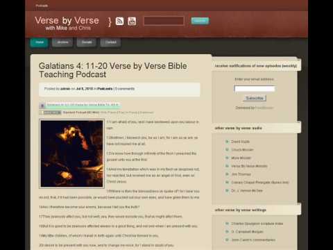 Galatians 4: 11-20 Verse By Verse Part 2