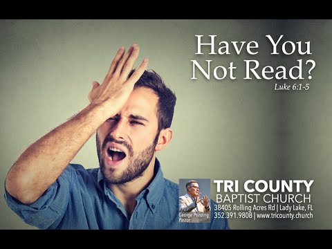 Have You Not Read?  Luke 6:1-5
