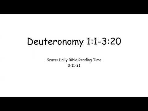 3 12 21 Deuteronomy 1:1-3:20